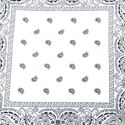 Zac's Alter Ego - Paisley Bandana - Wit